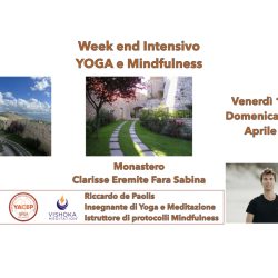 Week end Intensivo di Yoga e Mindfulness 10-12 Aprile